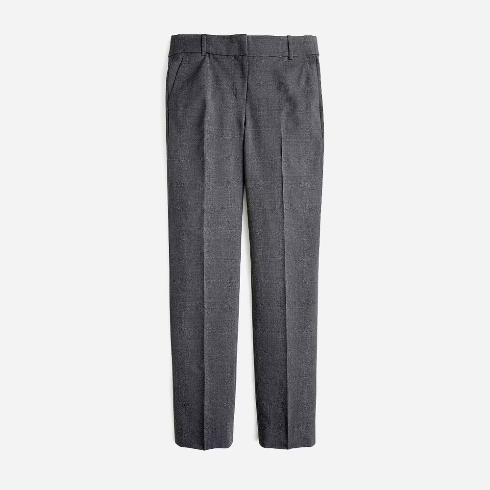 J. Crew Cameron slim crop pant Italian stretch wool blend J5386 SZ 4